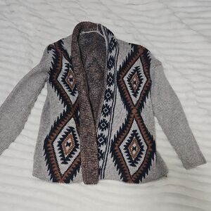 Geometric Patterned Women's Sweater